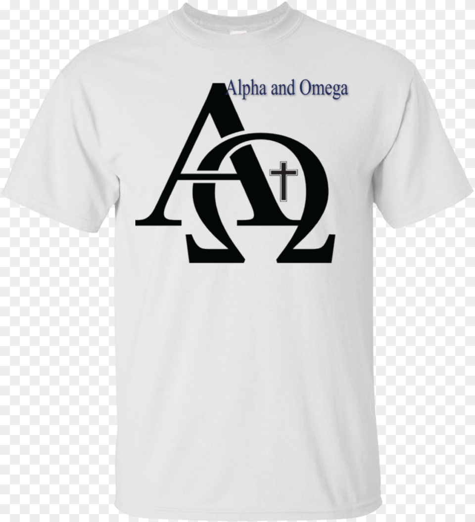 Alpha And Omega Greek Symbols, Clothing, Shirt, T-shirt Free Png