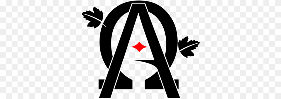 Alpha And Omega Symbol Christian Cross Simbolo Alfa Y Omega, Leaf, Plant, Logo, Stencil Free Transparent Png