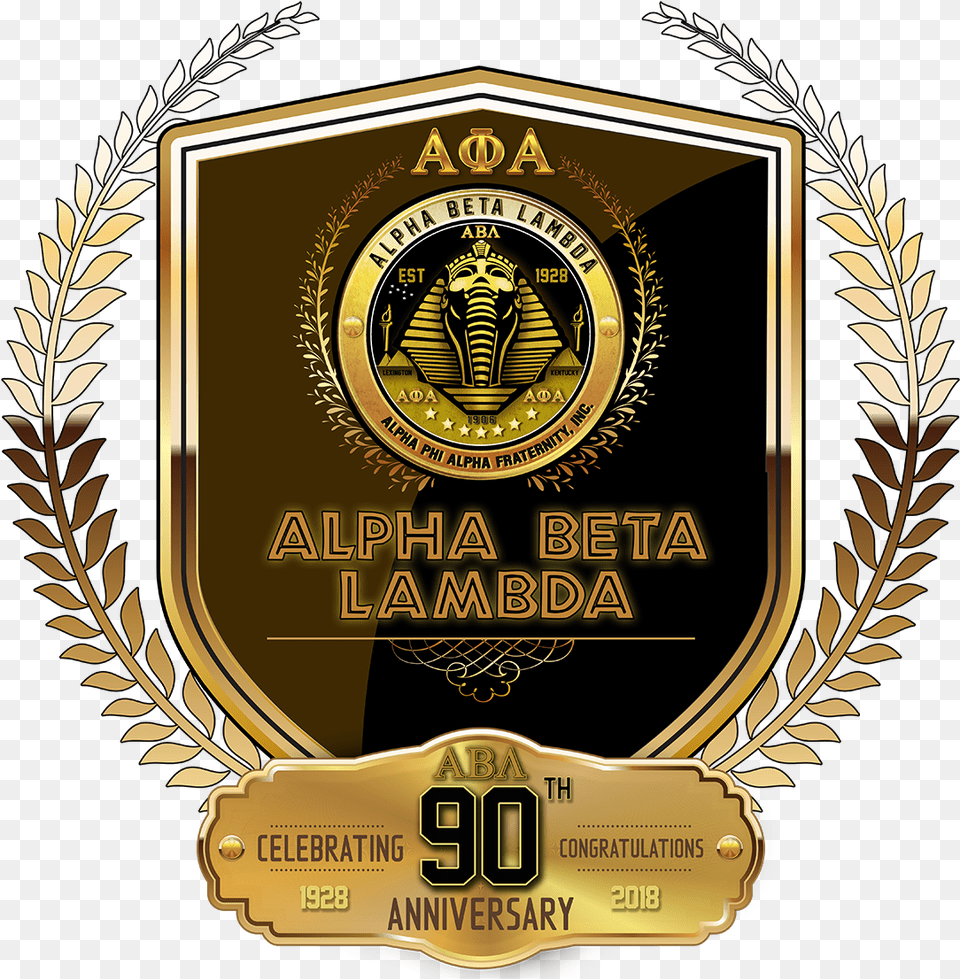 Alpha Beta Lambda Chapter Celebrates 90 Years Of Service Emblem, Badge, Logo, Symbol Free Transparent Png