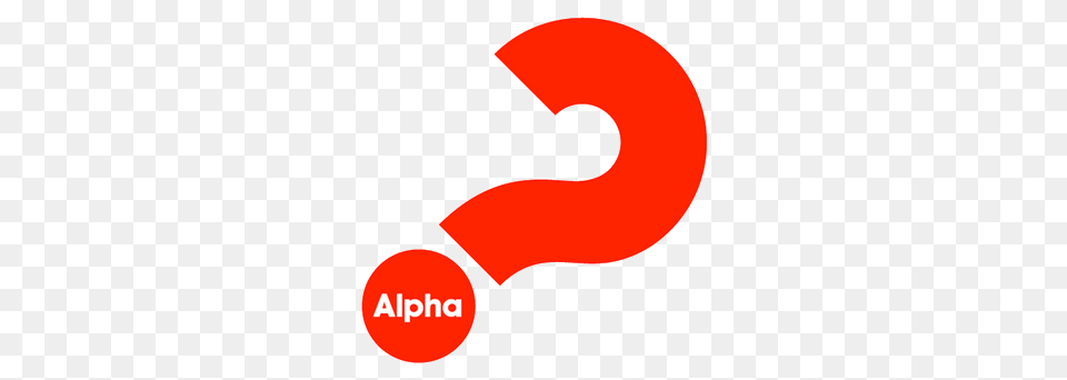 Alpha Course Logo, Symbol, Text, Food, Ketchup Png