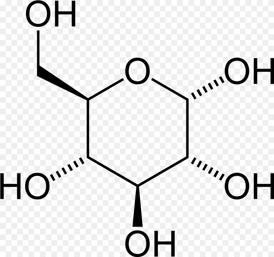 Alpha D Glucose 2d Skeletal Hexagon D Glucono Lactone, Gray Png Image