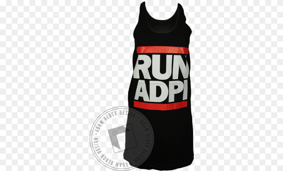 Alpha Delta Pi Run Adpi Dress Active Tank, Clothing, T-shirt, Tank Top Png