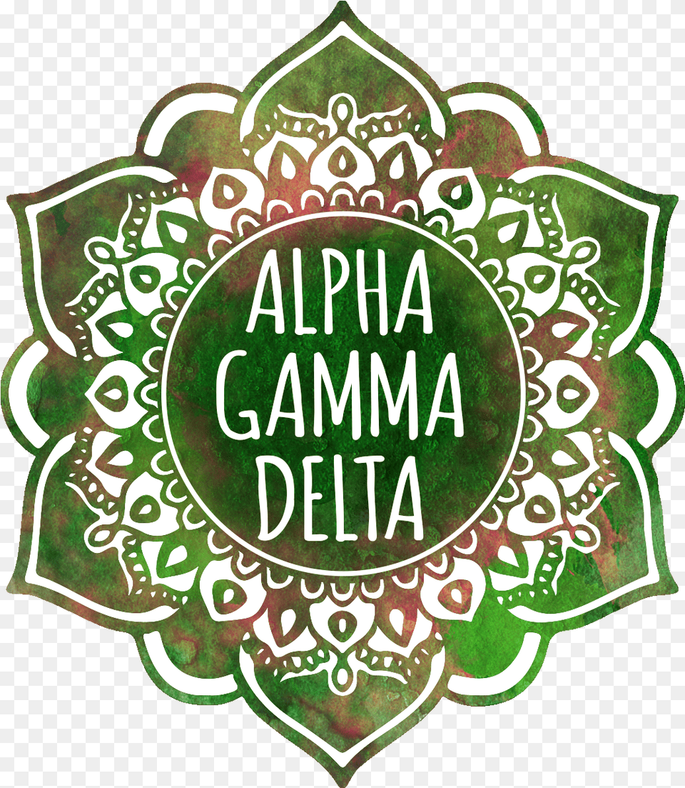Alpha Gamma Delta Mandala Air Freshener 2package Gamma Phi Beta Background, Logo, Sticker Png