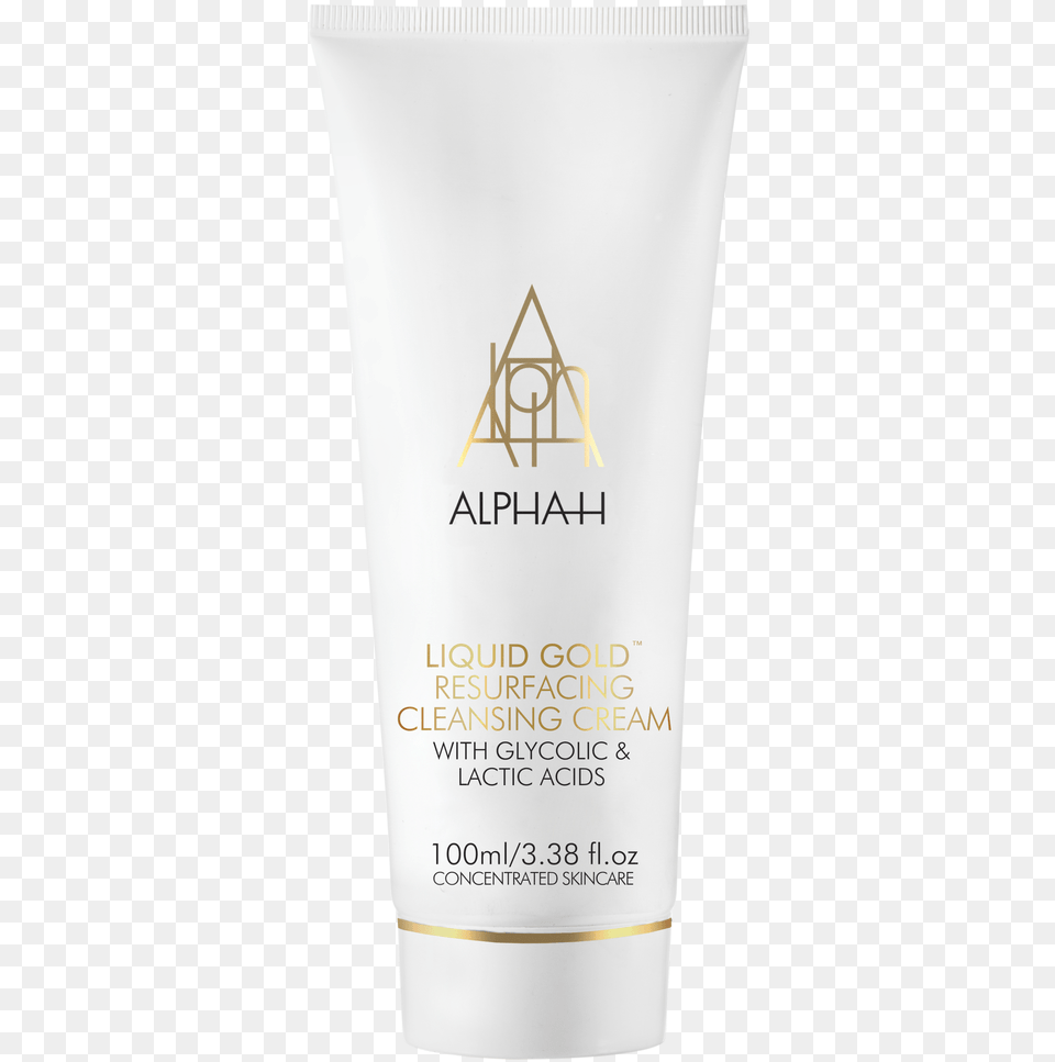 Alpha H Liquid Gold Resurfacing Cleansing Cream Sunscreen, Bottle, Lotion, Cosmetics Free Transparent Png
