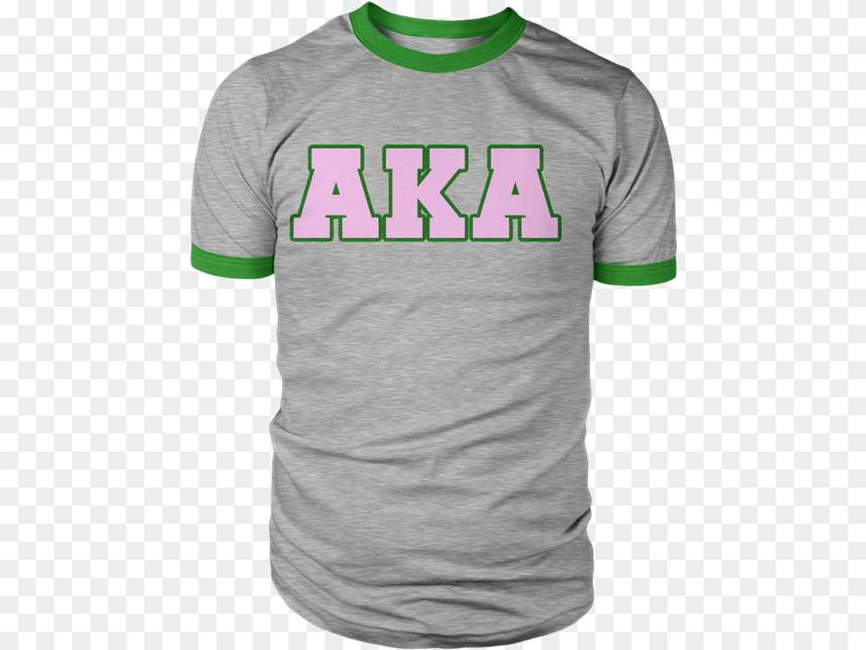 Alpha Kappa Alpha Greek Letter Heather Ringer Medium Fantastic Four Scott Pilgrim 4 1 2 Shirt, Clothing, T-shirt, Adult, Male Png