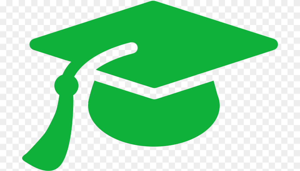 Alpha Kappa Green Graduation Cap Clipart, People, Person Png Image