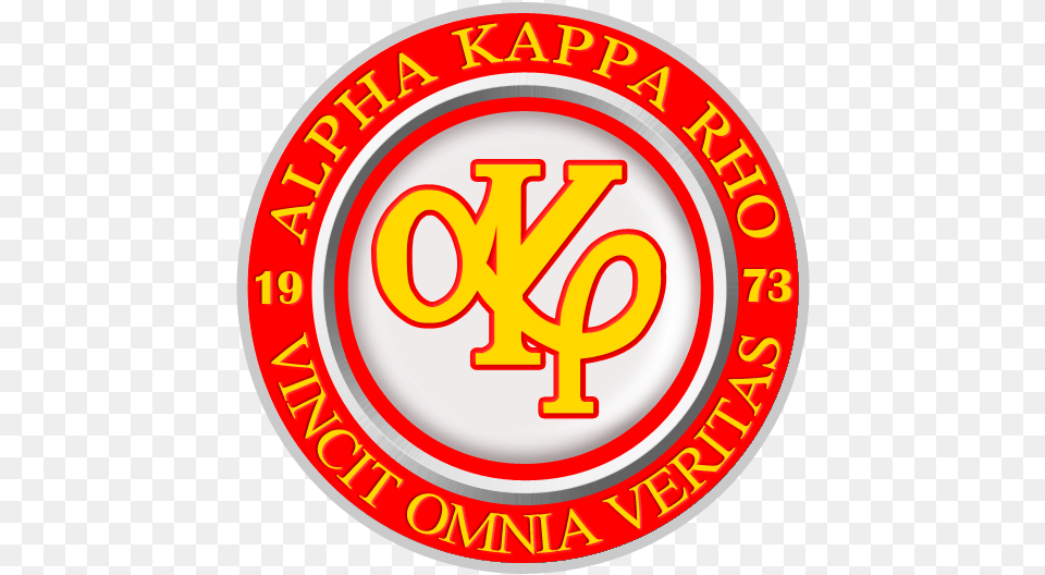 Alpha Kappa Rho Official Seal, Logo, Emblem, Symbol, Text Free Png