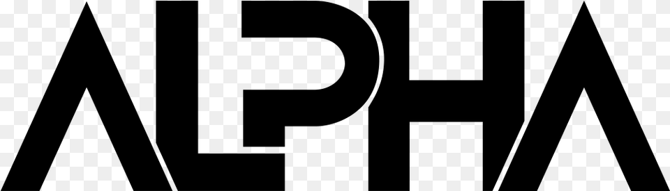 Alpha Logo, Gray Png