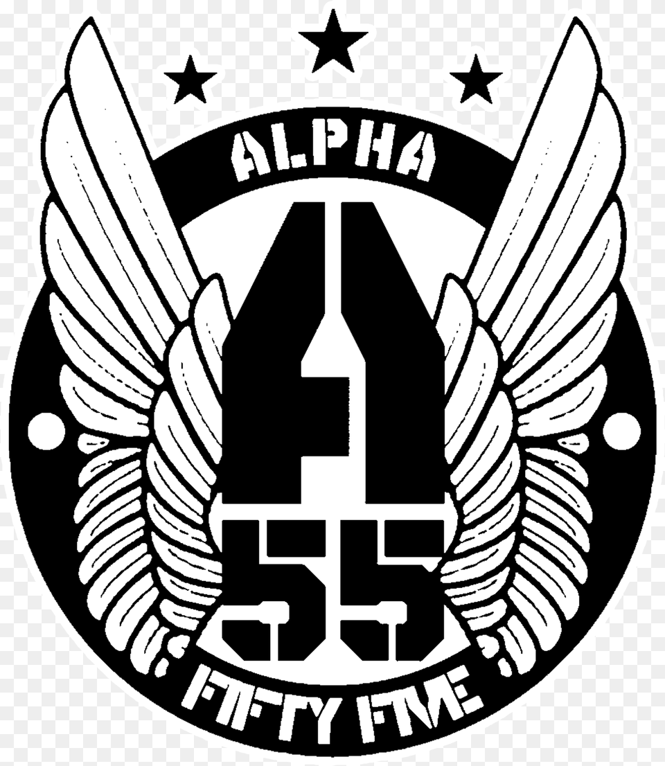 Alpha Logo Patch Us Army Senior Aviator Wings Decal, Emblem, Symbol Free Transparent Png