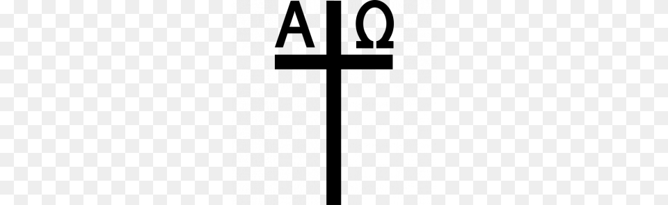 Alpha Omega Symbol, Gray Png Image