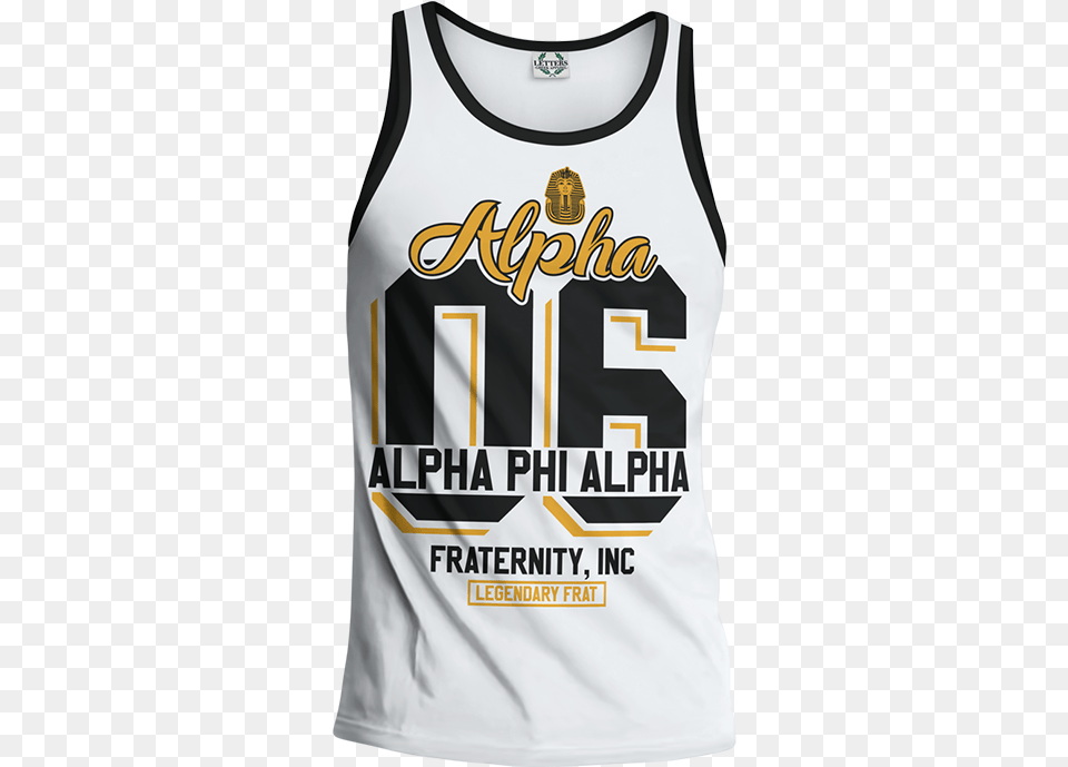 Alpha Phi Alpha Legendary Greek Tank Top Alpha Phi Alpha Shirt Designs, Clothing, Tank Top, Jersey, Adult Free Transparent Png