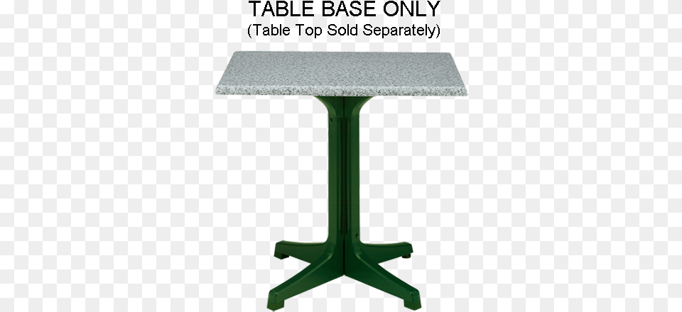Alpha Small Table Base Grosfillex 24quot X 32quot Table Top Without Umbrella Hole, Coffee Table, Dining Table, Furniture, Mailbox Free Png