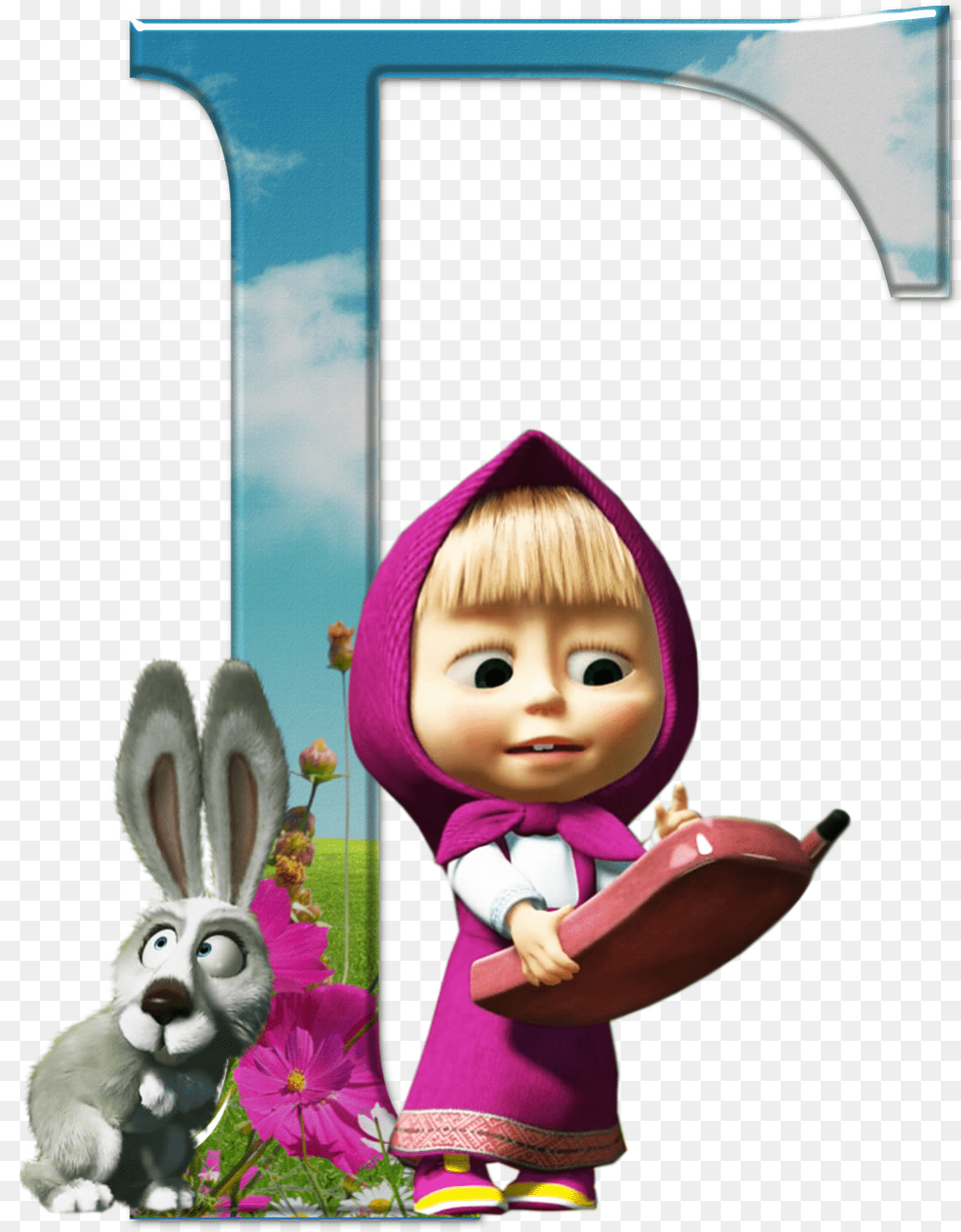 Alphabet Alice Masha And The Bear Doc Mcstuffins Masha And The Bear Letter L, Doll, Toy, Face, Head Png