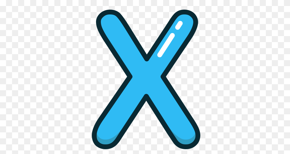 Alphabet Blue Letter Letters X Icon, Smoke Pipe, Symbol Free Transparent Png