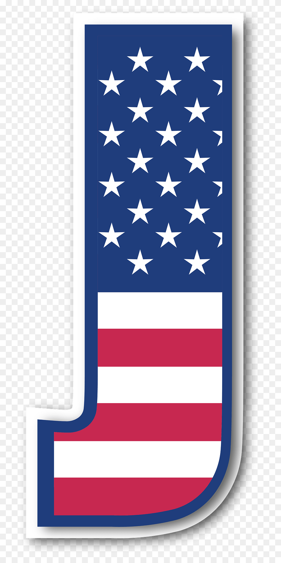 Alphabet Clipart, American Flag, Flag Free Png