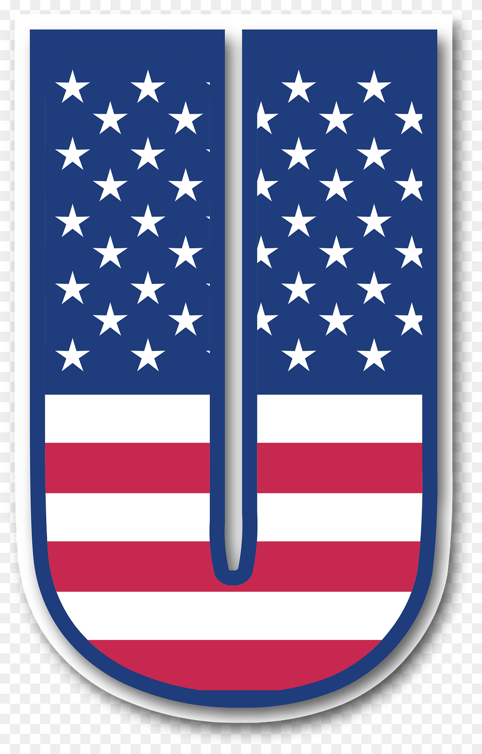 Alphabet Clipart, Flag, American Flag Free Png