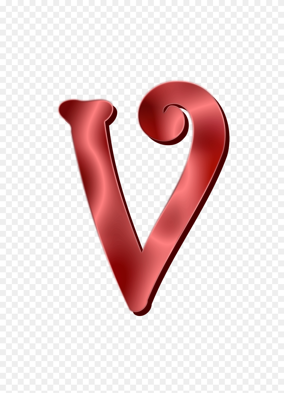 Alphabet Letter V Icons, Heart, Smoke Pipe Free Transparent Png