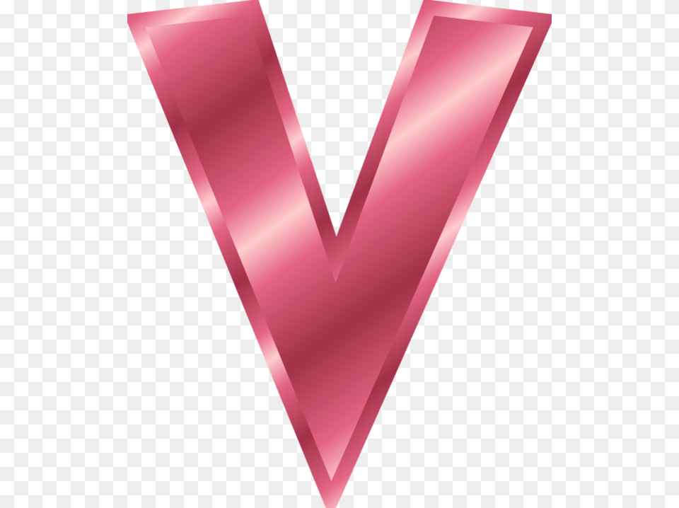 Alphabet Letter V Pink Letter V Clipart Free Transparent Png