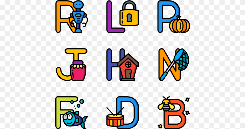 Alphabet Letters Health And Safety Icons, Text Png