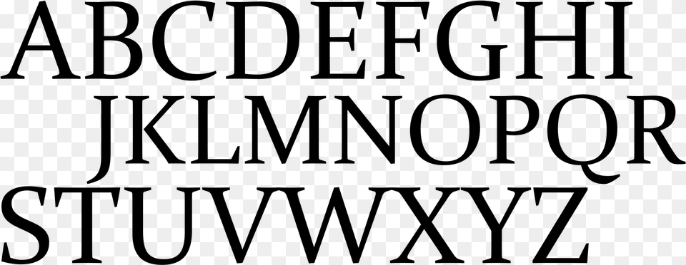 Alphabet Open Pluspng Com Alphabets Svg Alphabet, Gray Free Png Download