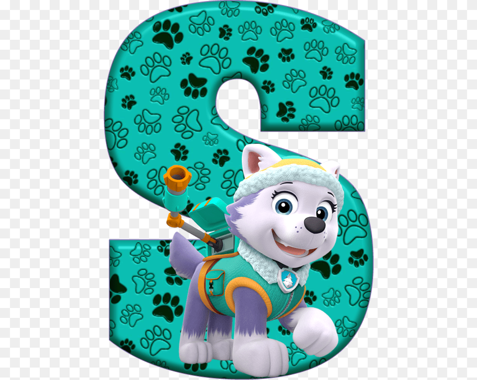 Alphabet Paw Patrol Everest, Toy, Face, Head, Person Free Png Download
