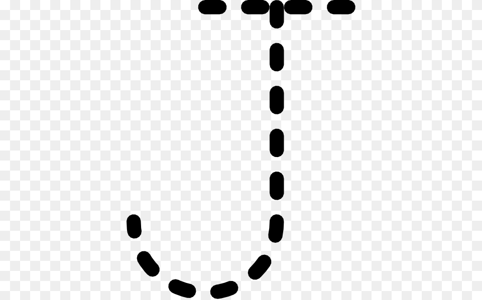 Alphabet Tracing Letter J Clip Art, Stencil, Footprint Free Png