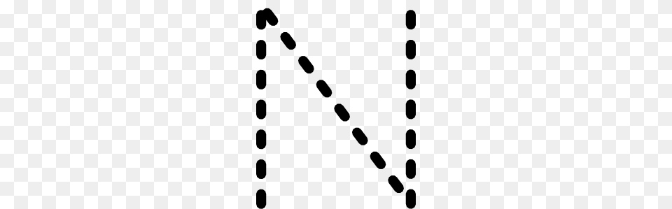 Alphabet Tracing Letter N Clip Art Alaphabet, Footprint Png Image