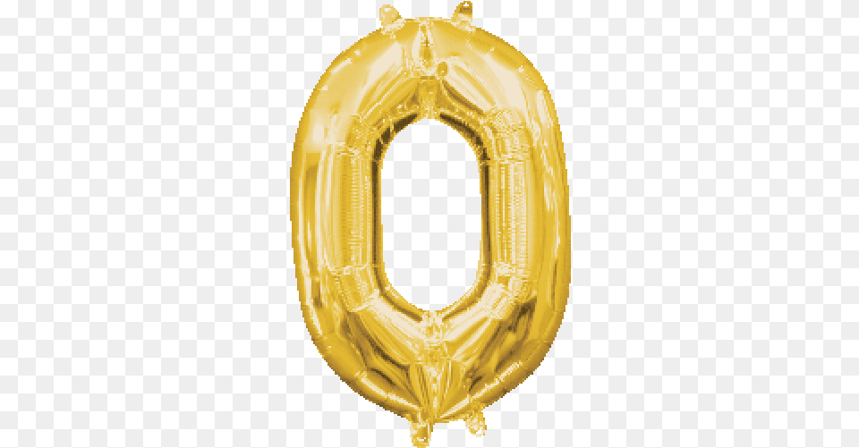 Alphabet U0027ou0027 Gold Foil Balloon Gold Number Balloons, Water Png