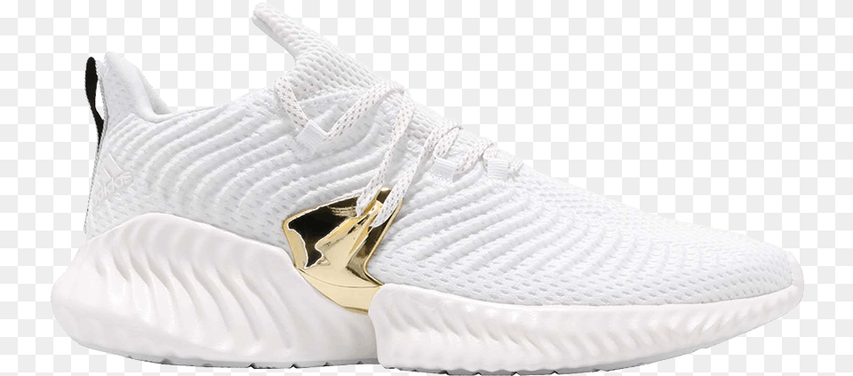 Alphabounce Instinct Black And Gold Round Toe, Clothing, Footwear, Shoe, Sneaker Free Png