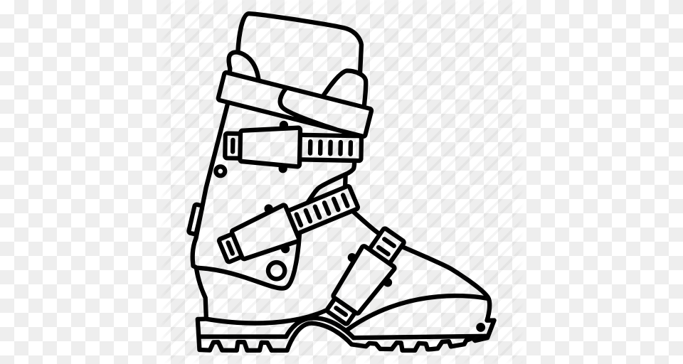 Alpine Alpinism Equipment Hot Mountain Shoe Ski Ski Boots, Boot, Clothing, Footwear, Ski Boot Free Transparent Png