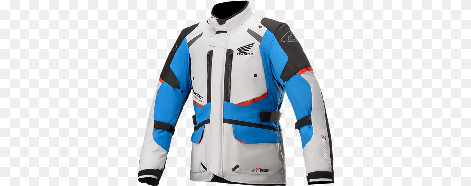 Alpinestars Honda Andes V3 Drystar Jacket Graybluered Large Ebay Motorcycle Suit, Clothing, Coat Free Png