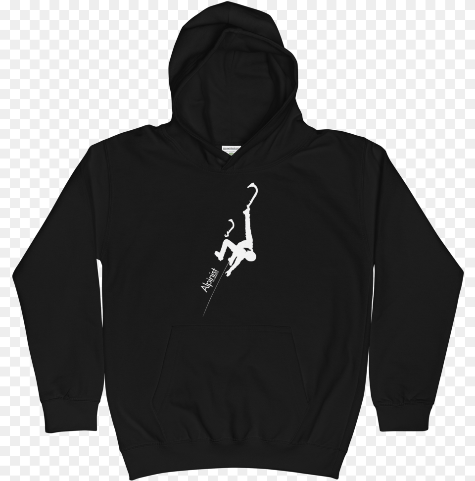 Alpinist Ice Climber Kids Hoodie Prestonplayz Merch Hoodie, Clothing, Hood, Knitwear, Sweater Png Image