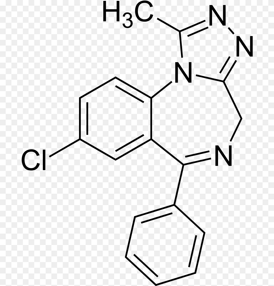 Alprazolam Formula, Gray Free Transparent Png