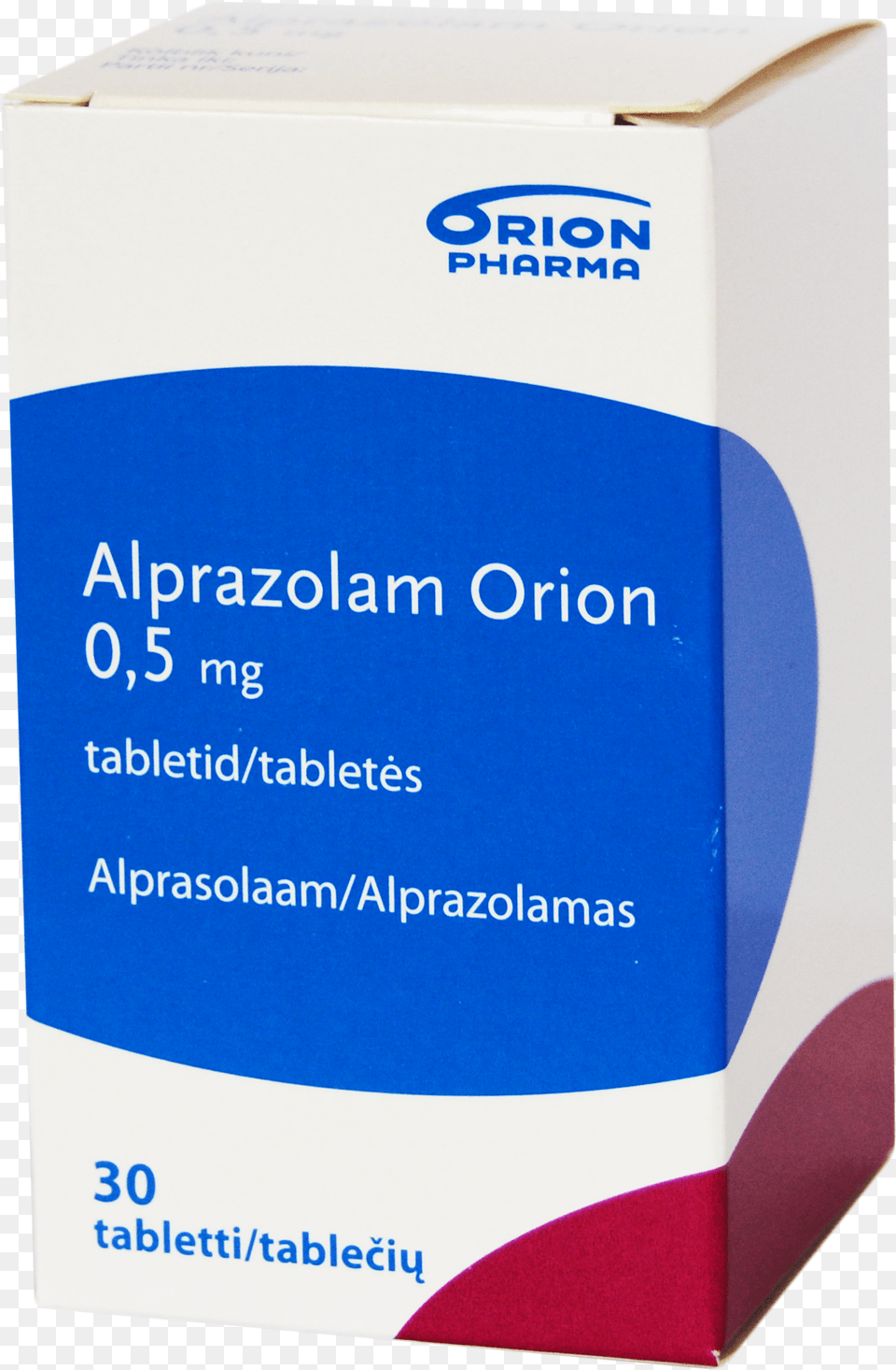 Alprazolam Orion 05 Mg, Box, Cardboard, Carton, Food Free Png