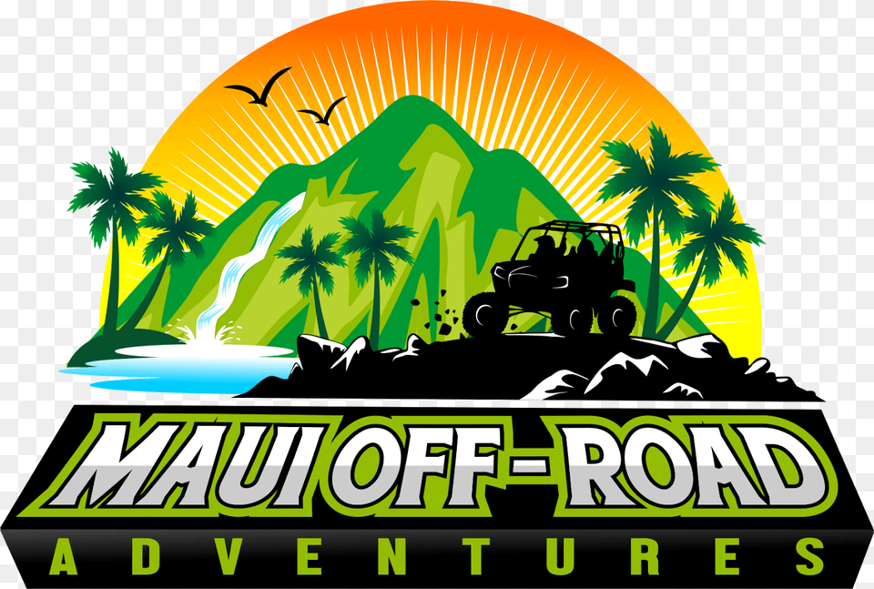 Already A Member Maui Off Road Logo, Advertisement, Poster, Vegetation, Plant Free Png