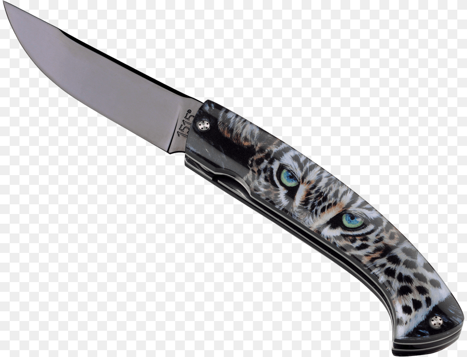 Alsacquot Leopard Model 1515 Knife By Manu Laplace Leopard, Blade, Weapon, Dagger, Cutlery Free Png