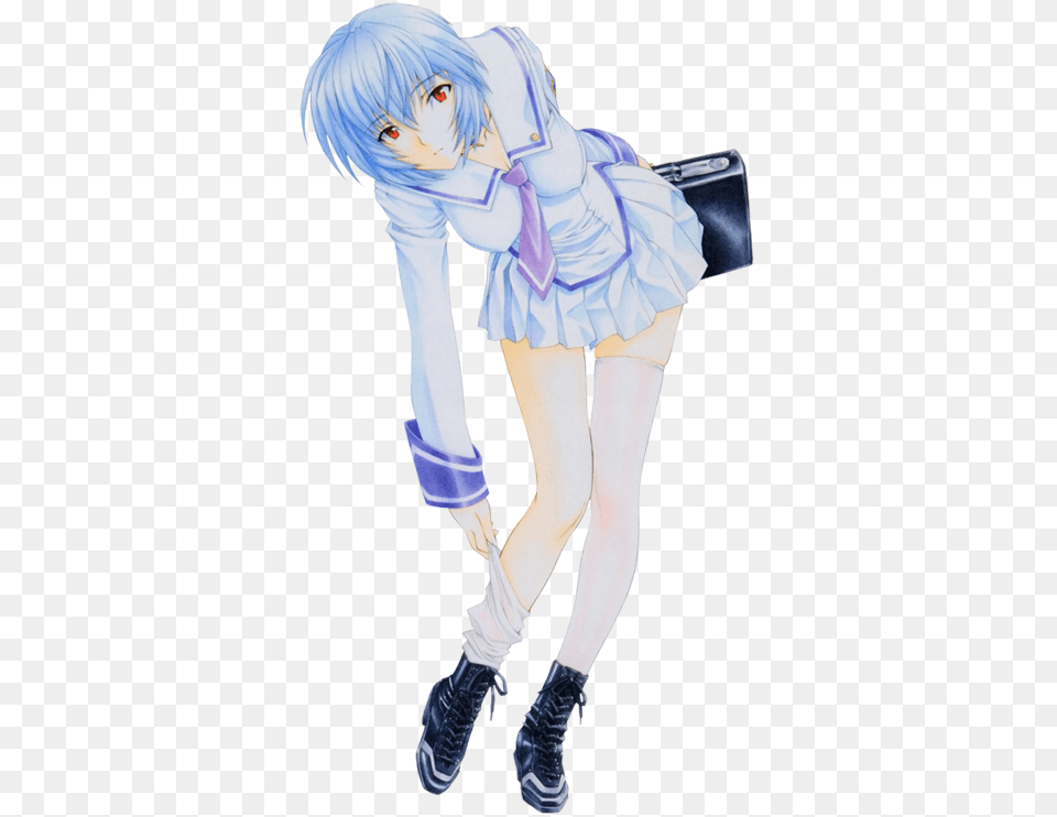 Also A Sort Of Novelty To Rei In Terms Of Disturbing Rei Ayanami, Book, Clothing, Comics, Costume Free Png Download