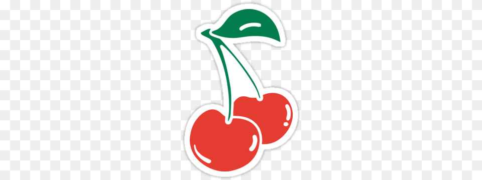 Also Buy This Artwork On Stickers Apparel Kids Clothes Sticker Tumblr Red, Cherry, Food, Fruit, Plant Free Transparent Png