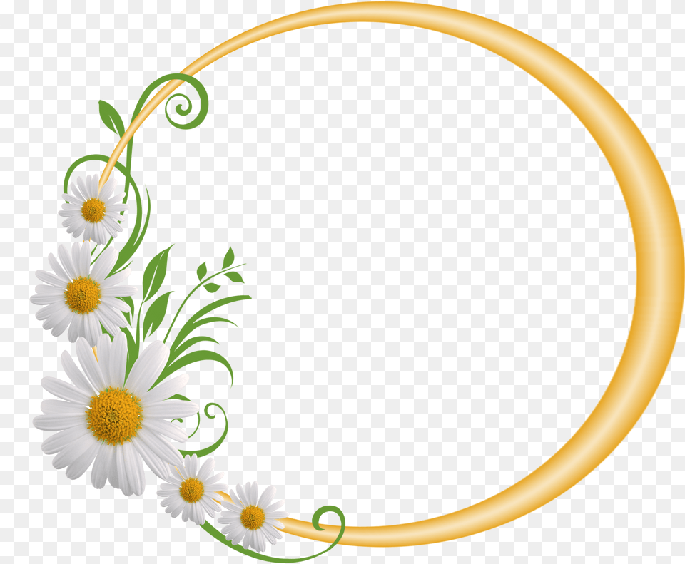 Also Frame Rahmen Pinte Rh Have A Blessed Sabbath, Daisy, Flower, Plant, Pattern Free Png