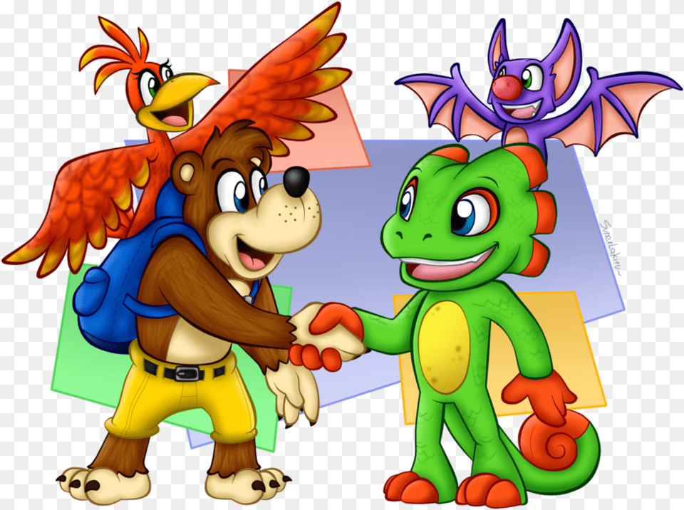Also Here Is Some Fan Art Banjo Kazooie Yooka Laylee, Baby, Person Png Image
