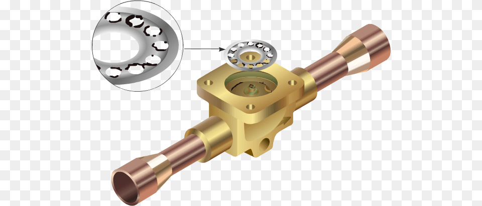 Also In Solenoid Valve Dirt Will Be Visible Gun, Coil, Machine, Rotor, Spiral Free Png