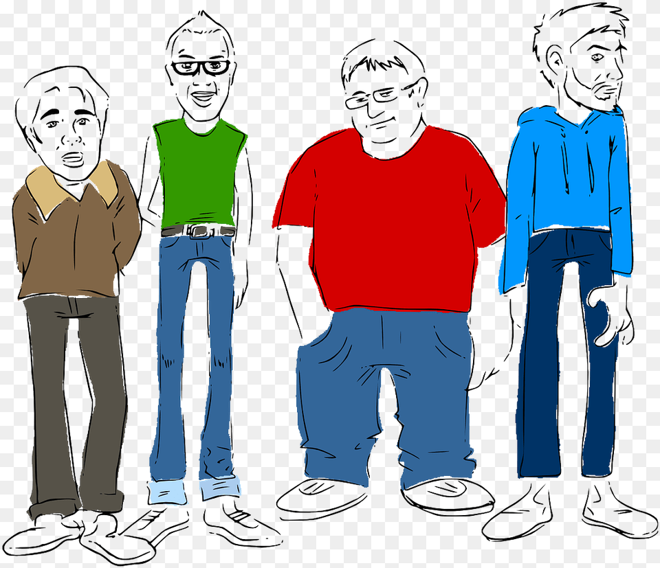 Also It39s Hard To Know What Types Of Support Groups Cartoon, T-shirt, Clothing, Pants, Adult Png Image