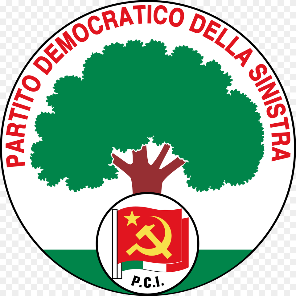 Also Italy Democratic Party, Logo, Sticker, Plant, Vegetation Free Png Download