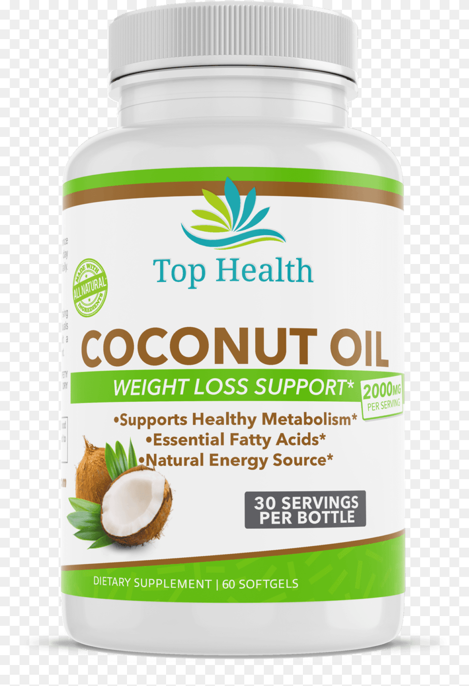 Alt Coconut Oil For Skin Natural Foods, Produce, Plant, Food, Fruit Png Image