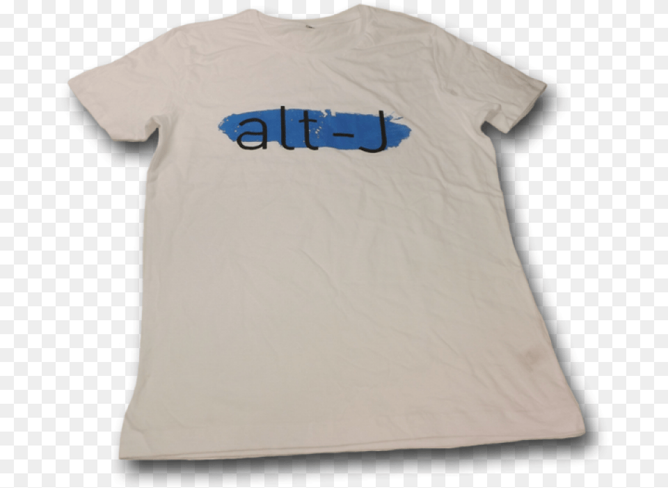 Alt J Brush Line Logo Tshirt European Store Short Sleeve, Clothing, T-shirt, Shirt Free Transparent Png