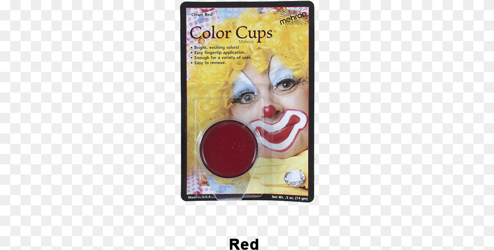 Alt Mehron Color Cups Red Clown, Food, Ketchup, Performer, Person Png
