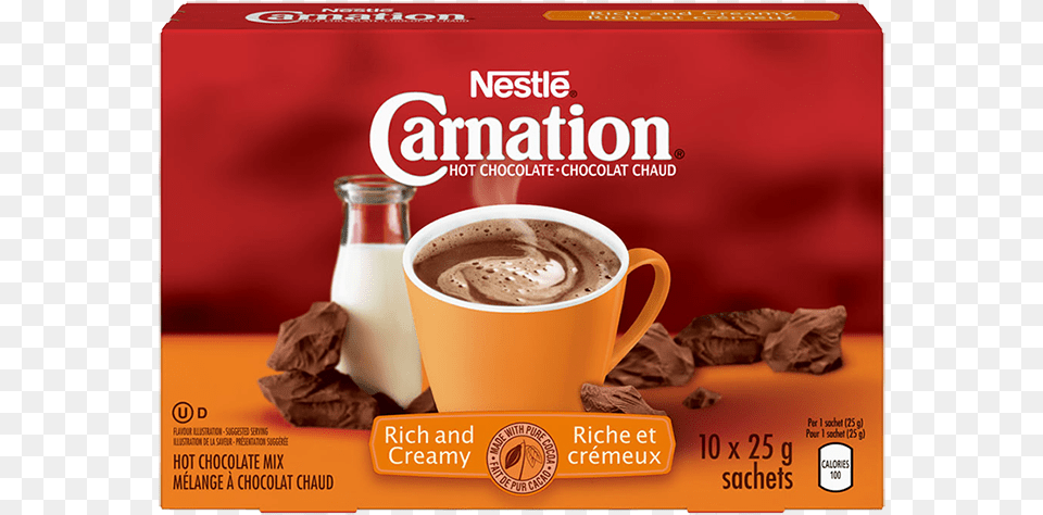 Alt Text Placeholder Carnation Hot Chocolate Powder, Cup, Advertisement, Beverage, Hot Chocolate Free Png