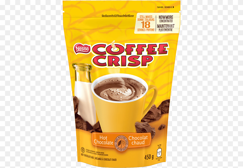 Alt Text Placeholder Coffee Crisp Hot Chocolate, Beverage, Cup, Dessert, Food Free Transparent Png