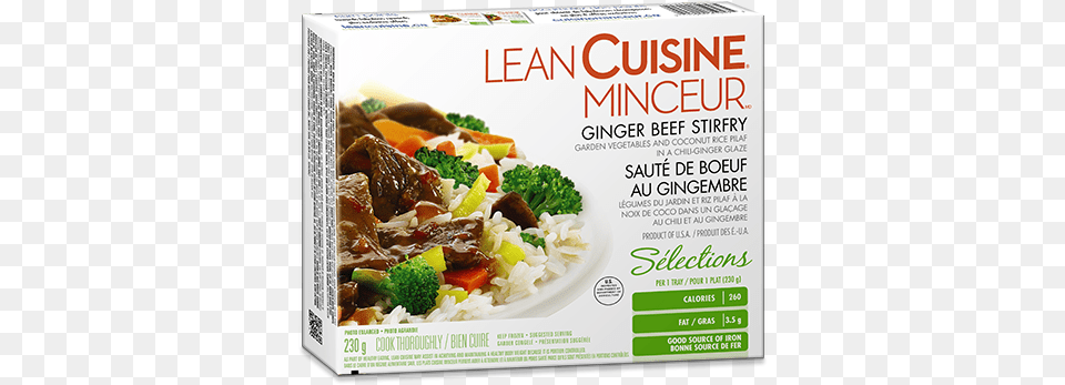 Alt Text Placeholder Lean Cuisine Ginger Beef, Advertisement, Poster, Food, Lunch Free Png