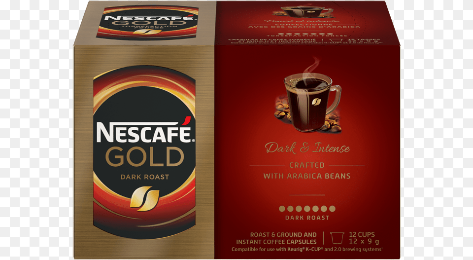 Alt Text Placeholder Nescafe Gold Dark Roast, Advertisement, Poster, Cup Free Png Download
